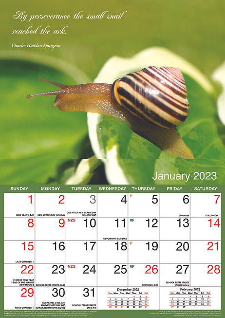 Inspirational Quotes - Big Print 2023 Calendar | Ryft